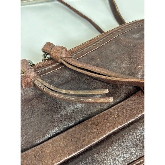 Free People We the Free Traveler Bag Wallet Crossbody Brown Leather Convertible - Picture 3 of 16